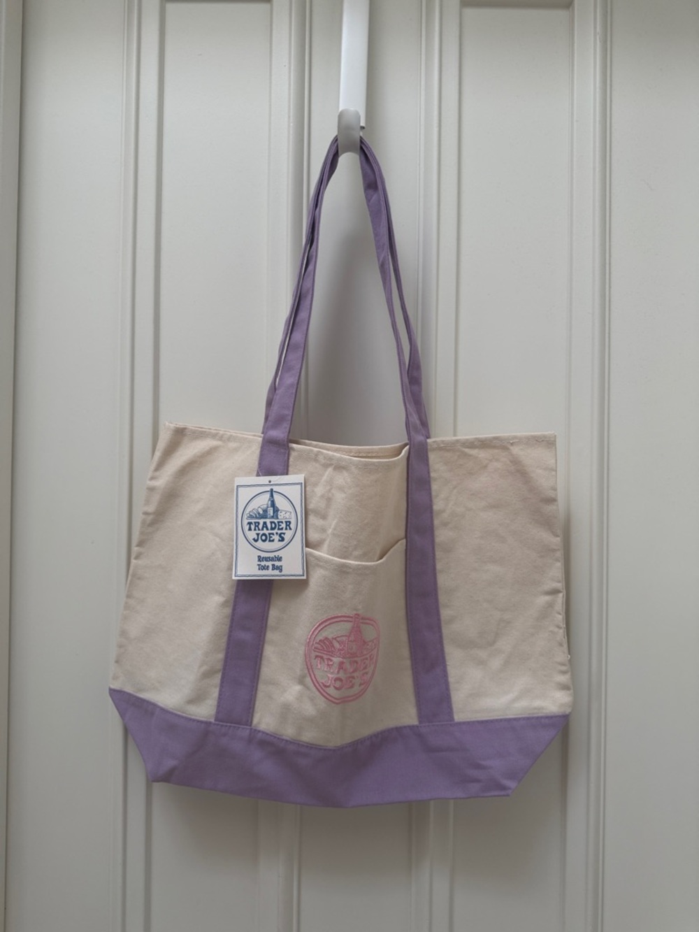 NWT Trader Joe’s Lavender Tote